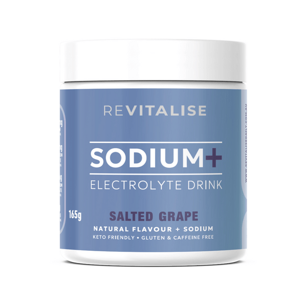Sodium+ Zero Sugar Electrolytes – Salted Grape 30 Serves