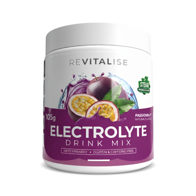 Balanced Zero Sugar Electrolytes – Passionfruit 30 Serves