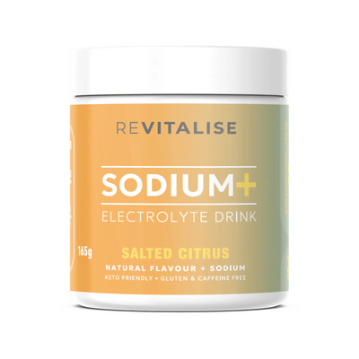 Sodium+ Zero Sugar Electrolytes – Salted Citrus 30 Serves